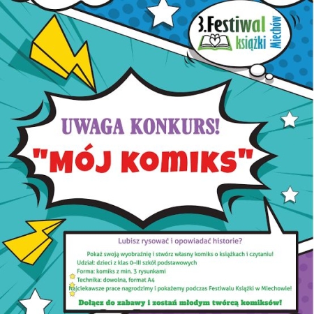 KONKURS ''MÓJ KOMIKS''.