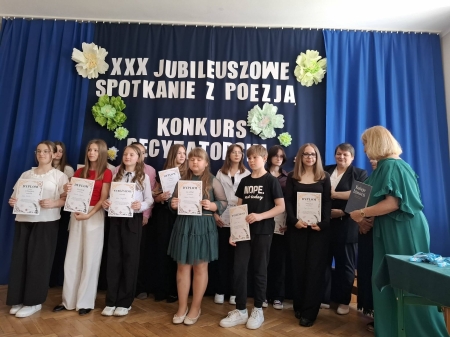 XXX Jubileuszowe Spotkanie z Poezją w Szkole Podstawowej w Szreniawie