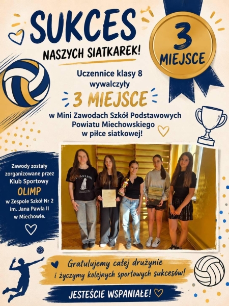 Nasze brązowe medalistki Powiatu Miechowskiego! 